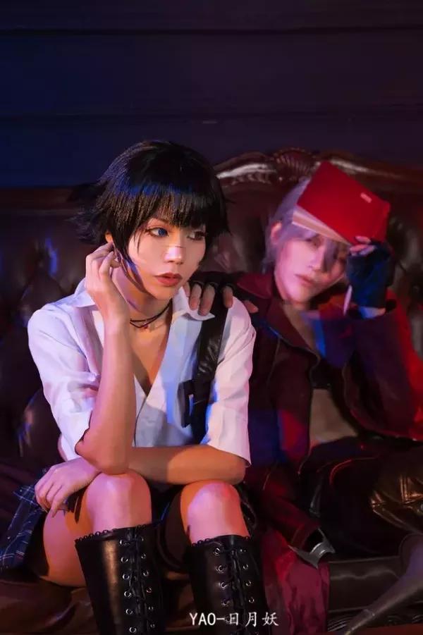 鬼泣3冷酷帅气恶魔猎人但丁,飒爽英姿女主角蕾蒂