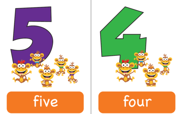 绘本儿歌磨耳朵no.1 - five little monkeys