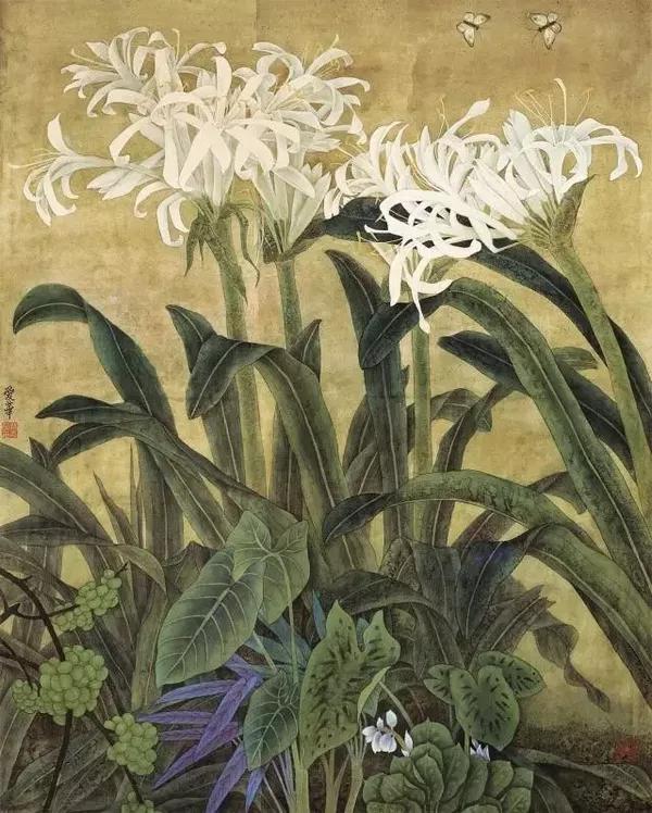 孙爱华 《文殊兰》 105x84cm