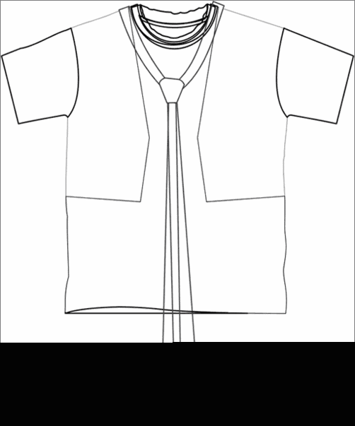 cdr服装设计-制作男士夏装款式图图文详解