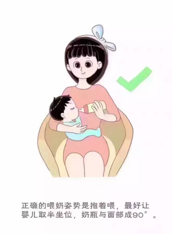 妈妈母乳喂养正确姿势图片