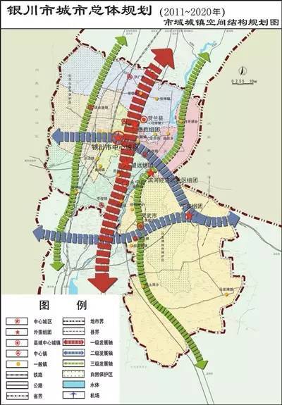 银川市道路规划图图片