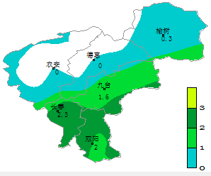 本周长春市平均气温2℃左右,全市基本无降水
