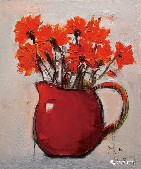 金枝玉叶 布面油画 60x50cm 2016年