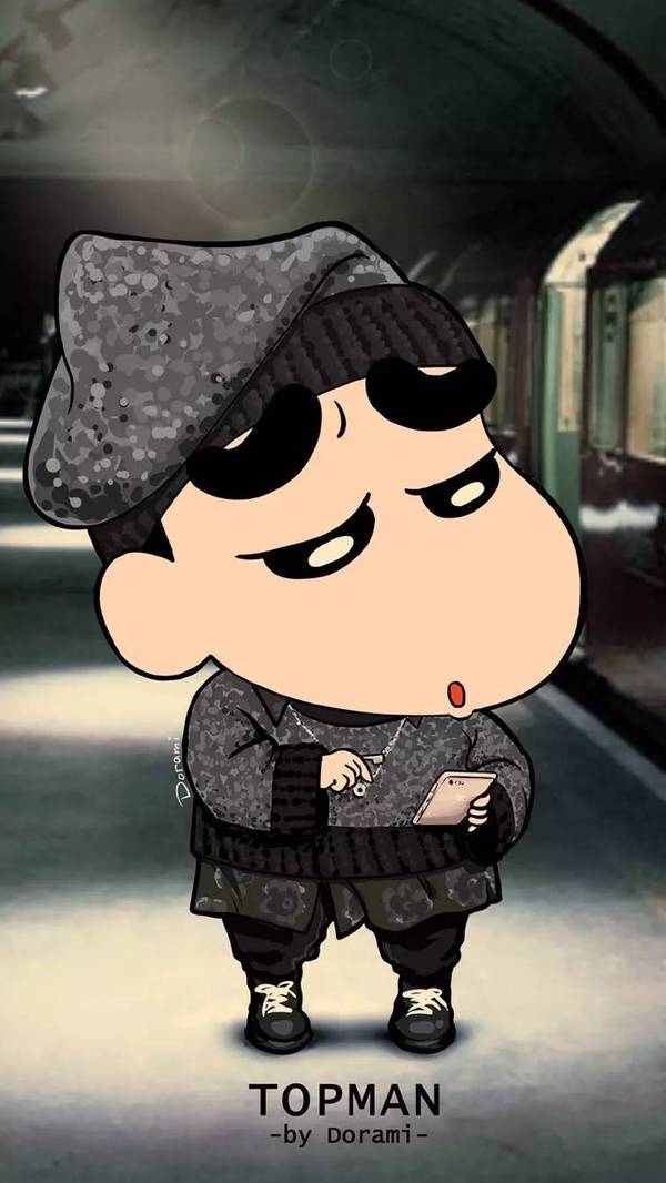 当蜡笔小新穿上潮牌,帅炸了