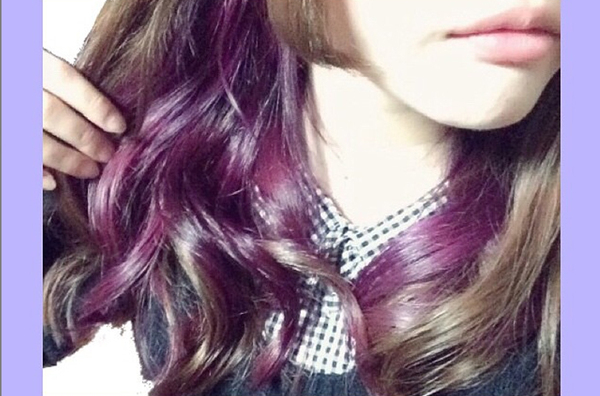 可以甜美也可以个性 日系梦幻内侧染发任你选