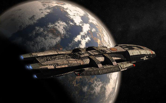 科幻电影中的宇宙空间站