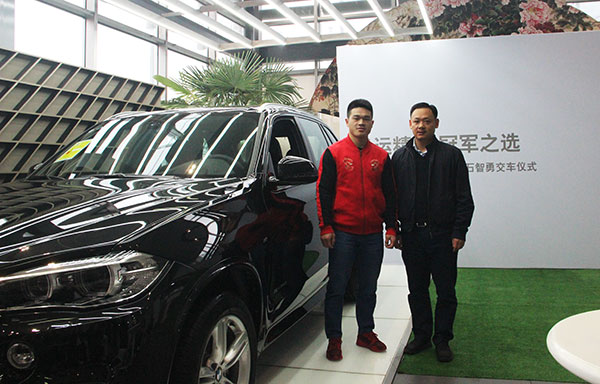 奥运冠军石智勇,占旭刚同台亮相