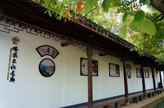 镇江金山景区添新景观 108米佛教文化长廊近日开放