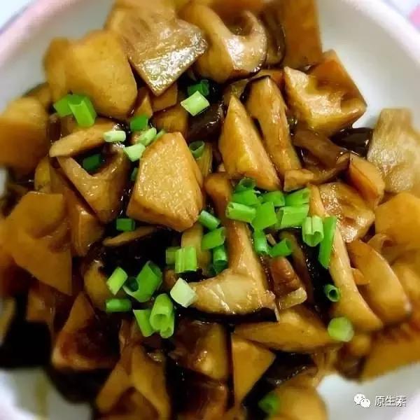 香菇炝春笋 (含五辛)