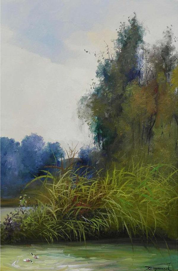 关于画家的语言和文字——罗文