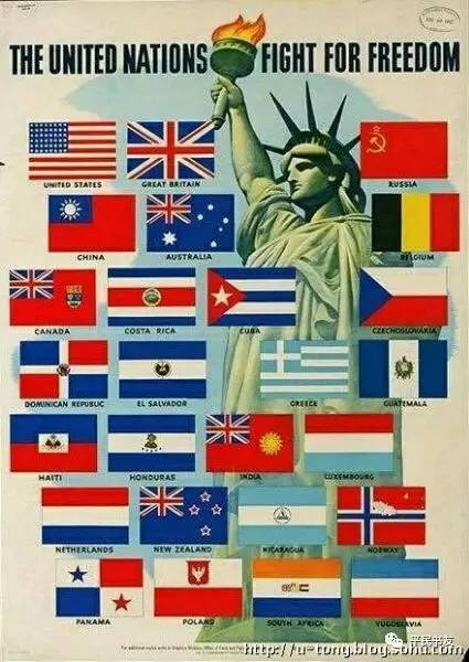 二战美国援助中国抗战的海报,为自由而战!(组图)