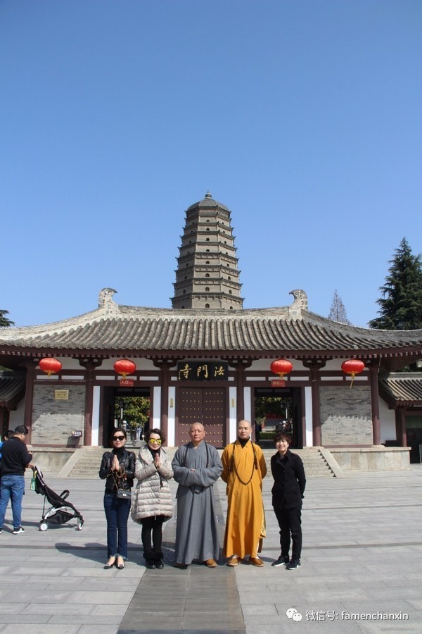 拜訪法門寺老寺院.