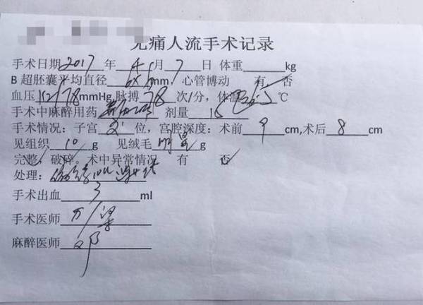 据法制网报道,一名大二女生预约了在南昌建设医院接受人工流产手术,并