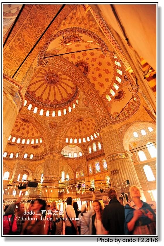 伊斯坦布尔蓝色清真寺(blue mosque)