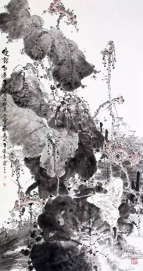 儒雅风骨—中国水墨荷花代表人物 王荣昌作品鉴赏