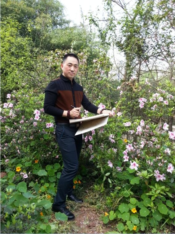 【名人】从甘谷县八里湾乡走出的青年书画家 — 苏维军!