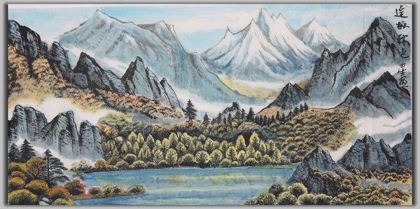 自幼喜好绘画,上世纪六十年代初,曾师从郭世清,朱乃正,光绍天等画家学