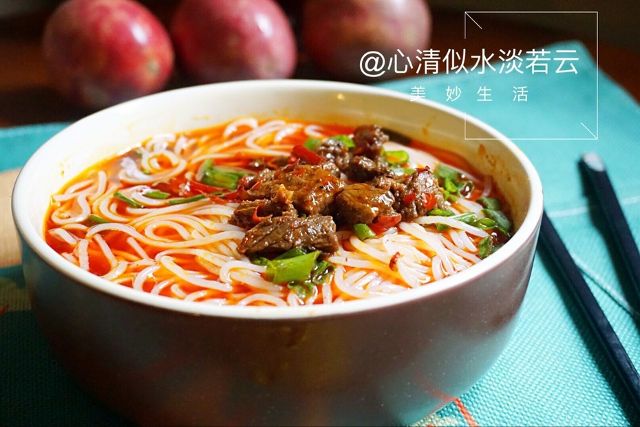 一鍋好湯料做一碗好面【紅燒牛肉米線】