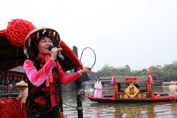 顺德大嫂长鹿旅游休博园唱咸水歌,叫板网络红歌曲