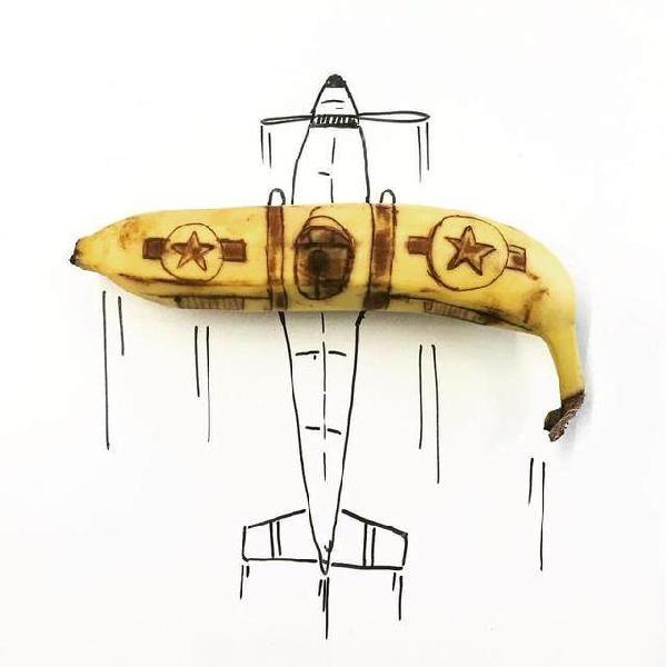 一根香蕉引发的创意和联想,别想歪哦!