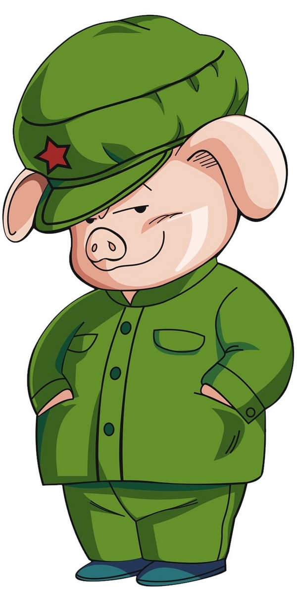 龙珠动物行列里,最色的一头猪,没有之一,你瞧他那猥琐的眼神,美女们