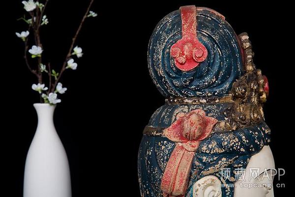 【顶藏网app】香樟木复刻馆藏观音菩萨头部残像