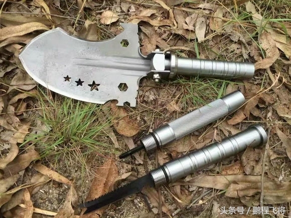 德国多功能五星工兵铲,在野外行军的必备冷兵器