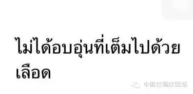 可能这正是你需要的,泰文文字纹身素材手稿