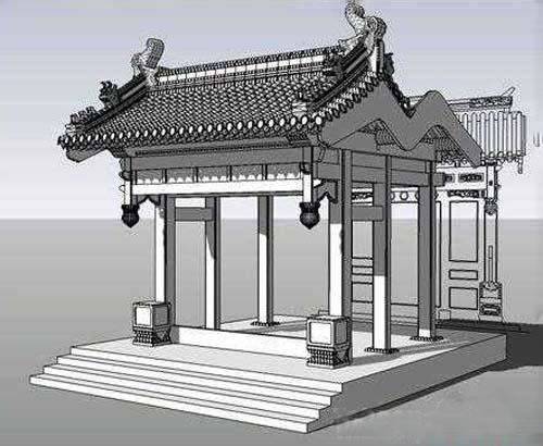 垂花门:永不凋零的"空中之花"