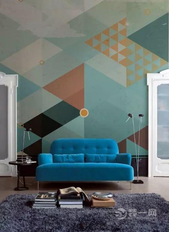 几何图形装出来的墙面啥样?22款装修效果图告诉你