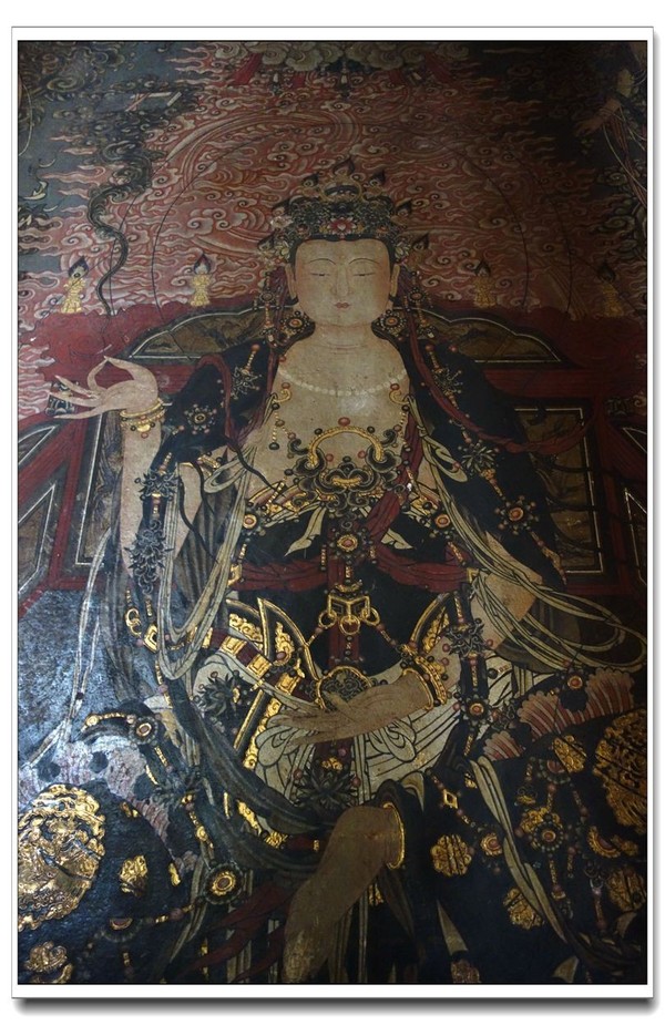 新津观音寺壁画——普觉佛菩萨