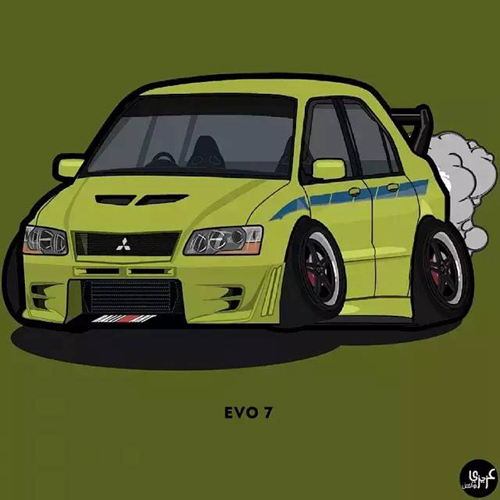 漫画家眼中的二次元汽车 呆萌造型萌化你的心