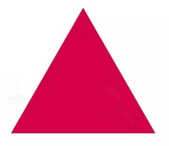 测绘红色对三角标志图片