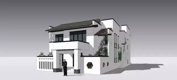 2017新中式徽派别墅 徽派别墅设计