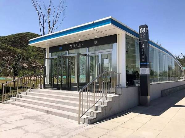 海之韵站 大连地铁二号线海之韵站共有a,b,c,d四个出入口.