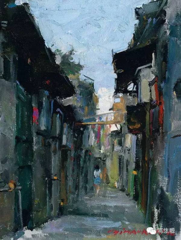 冉茂芹风景油画写生