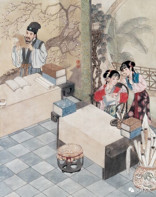 绝美绘本牡丹亭|丹青妙笔彭连熙 天涯艺术874期