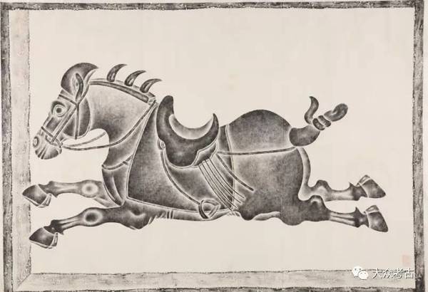 唐昭陵六骏之特勒骠 高130cm 宽185-201cm