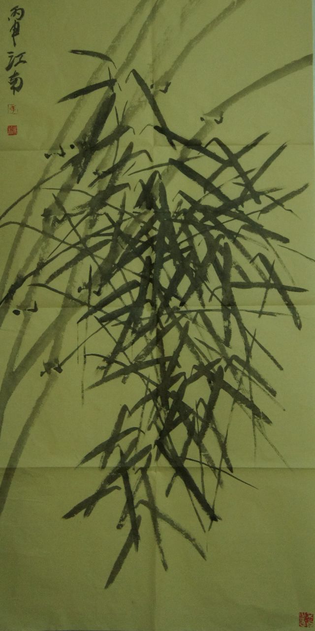 采得百花成蜜后――李小龙(江南)大写意花鸟画