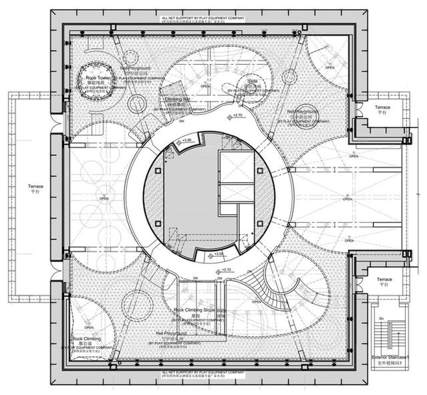 荣获建筑界大奖的北京银泰中心室内儿童游乐场