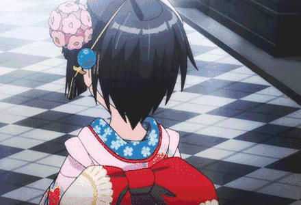 看到穿着和服的萌妹纸,简直想抱起来亲亲啊,有木有 动漫