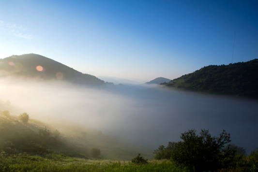 绝美的山水田园画,"巴山秋池",陕西岚皋神河源