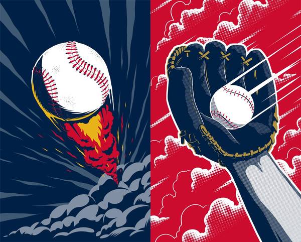 插画|复古色彩 纸上摇滚