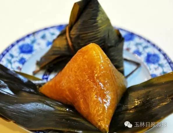 凉粽,玉林人称之为三角粽或凉粽.