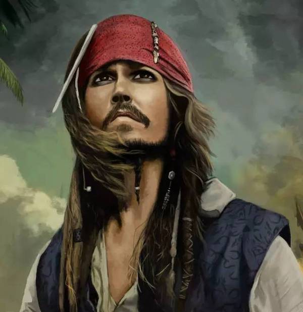加勒比海盗帅气头像图片