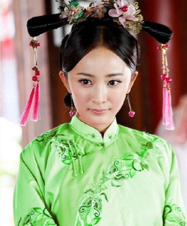 最美古装绿衣女子,杨幂第九,第一美的心服口服