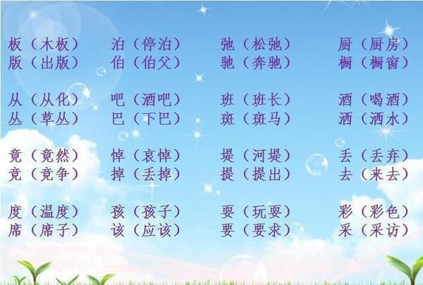 形近字辨析 孩子傻傻分不清的形近字现在有救了 教育频道 手机搜狐