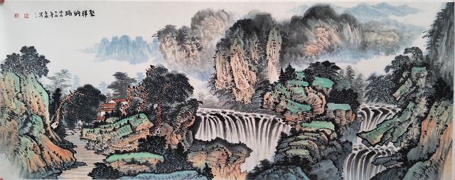 当代实力派山水画家朱亚东,正式签约不归砚画