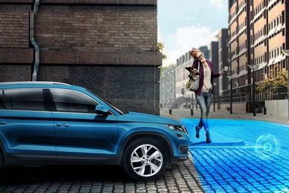 斯柯达360度全车俯瞰影像警示系统从此开车无盲区 汽车频道 手机搜狐